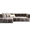Edgy - Ecksofa Z107li (twilight - grey drops)