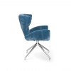 CASSIA - Stuhlsessel B156 (powder grey Aluminium hochglänzend) – Bild 2