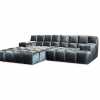 OCEAN7 - Sofa mit Ottomane UDli-Ure158 (anthrazit) – Bild 3